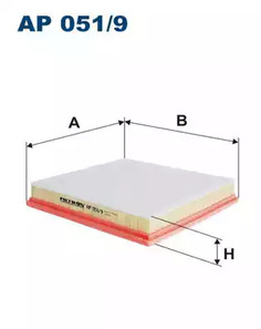 AP051/9 FILTRON Фильтр воздушный