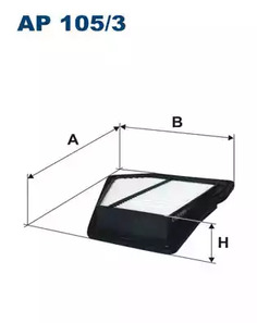 AP105/3 FILTRON Фильтр воздушный