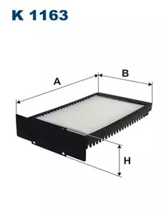 Фильтр салона FILTRON K1163