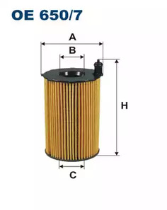 OE650/7 FILTRON Масляный фильтр