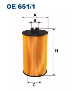 OE651/1 FILTRON Масляный фильтр