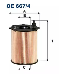 Масляный фильтр FILTRON OE667/4