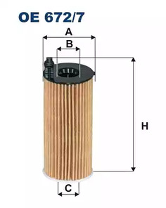 Фильтр масляный FILTRON OE672/7A