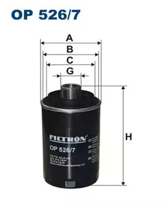 Масляный фильтр FILTRON OP526/7