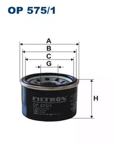 Масляный фильтр FILTRON OP575/1