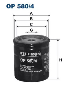 OP580/4 FILTRON Масляный фильтр