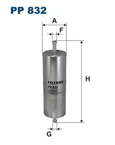 Фильтр топливный FILTRON PP832