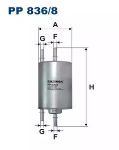 Фильтр топливный FILTRON PP836/8