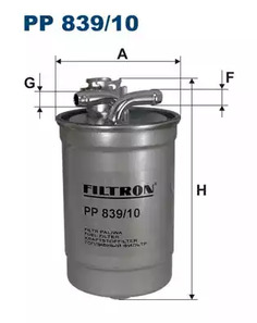 PP839/10 FILTRON Фильтр топливный