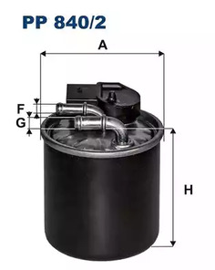 PP840/2 FILTRON Фильтр топливный