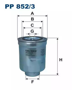 PP852/3 FILTRON Фильтр топливный