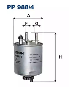 PP988/4 FILTRON Фильтр топливный