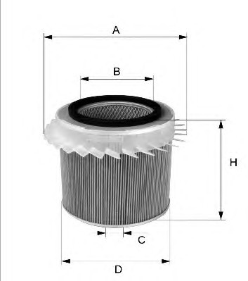 AM 468/4 FILTRON Воздушный фильтр