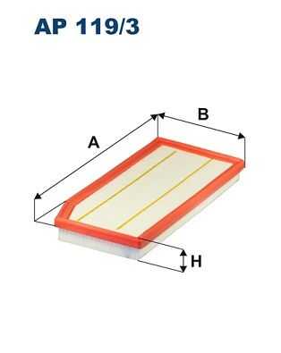 AP 119/3 FILTRON Воздушный фильтр FILTRON