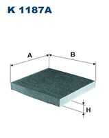 K 1187A FILTRON Фильтр, воздух во внутренном пространстве