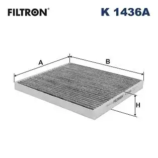 Фильтр салона угольн jeep cherokee (kl) 320 13- 220 18- 220 18- FILTRON K1436A