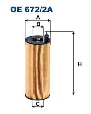 Масляный фильтр FILTRON OE 672/2A