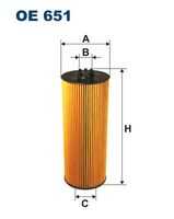 OE651 FILTRON Масляный фильтр