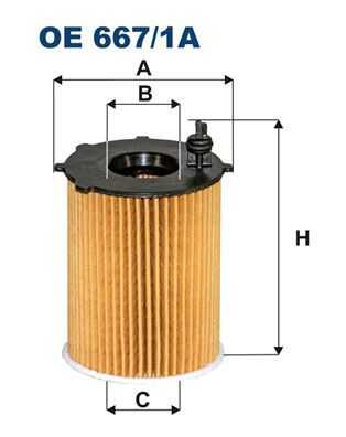 Масляный фильтр FILTRON OE667/1A