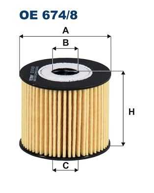 Фильтр масляный FILTRON OE674/8