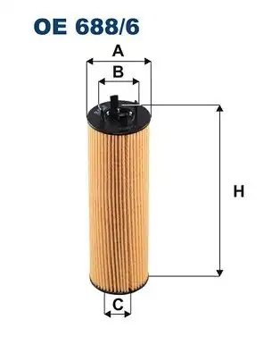 Фильтр масляный FILTRON OE688/6