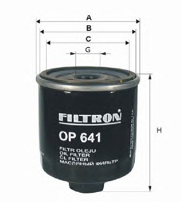 Масляный фильтр FILTRON OP 643/1
