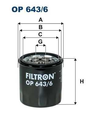 OP 6436 FILTRON Масляный фильтр