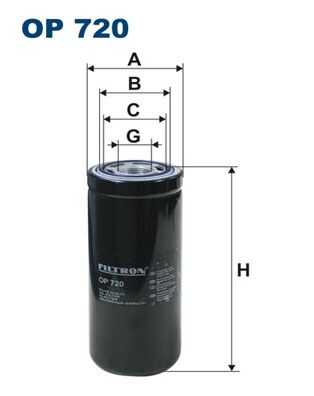 Фильтр масляный FILTRON OP 720