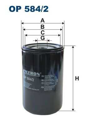 OP584/2 FILTRON Масляный фильтр