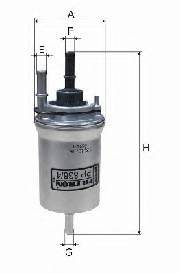 PP 836/2 FILTRON Топливный фильтр