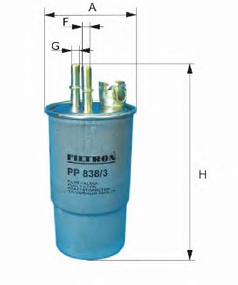 Топливный фильтр FILTRON PP 838/4