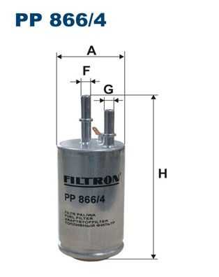 PP 866/4 FILTRON Топливный фильтр