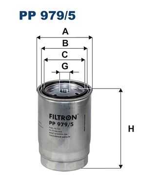 PP 979/5 FILTRON Топливный фильтр FILTRON