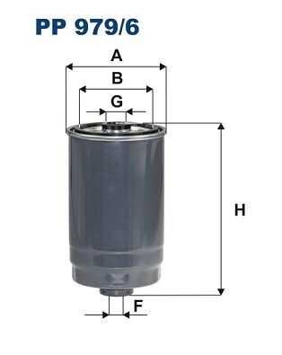 PP 979/6 FILTRON Топливный фильтр FILTRON