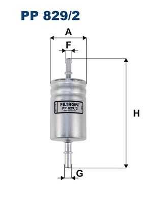 Фильтр топливный FILTRON PP829/2