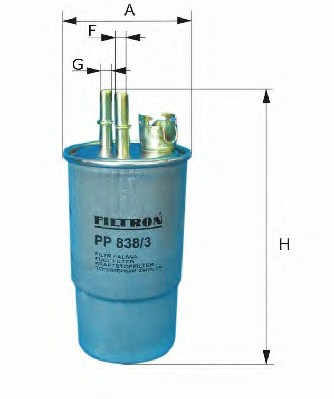 Фильтр топливный FILTRON PP838/3