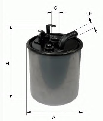 PP841/5 FILTRON Фильтр топливный