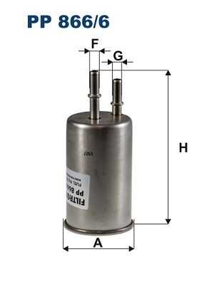 PP866/6 FILTRON Фильтр топливный