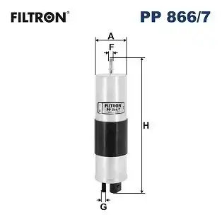 Фильтр топливный FILTRON PP866/7