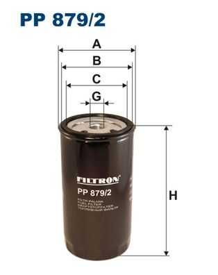 PP879/2 FILTRON Фильтр топливный