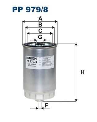 PP979/8 FILTRON Фильтр топливный