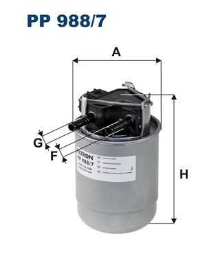 Фильтр топливный FILTRON PP988/7