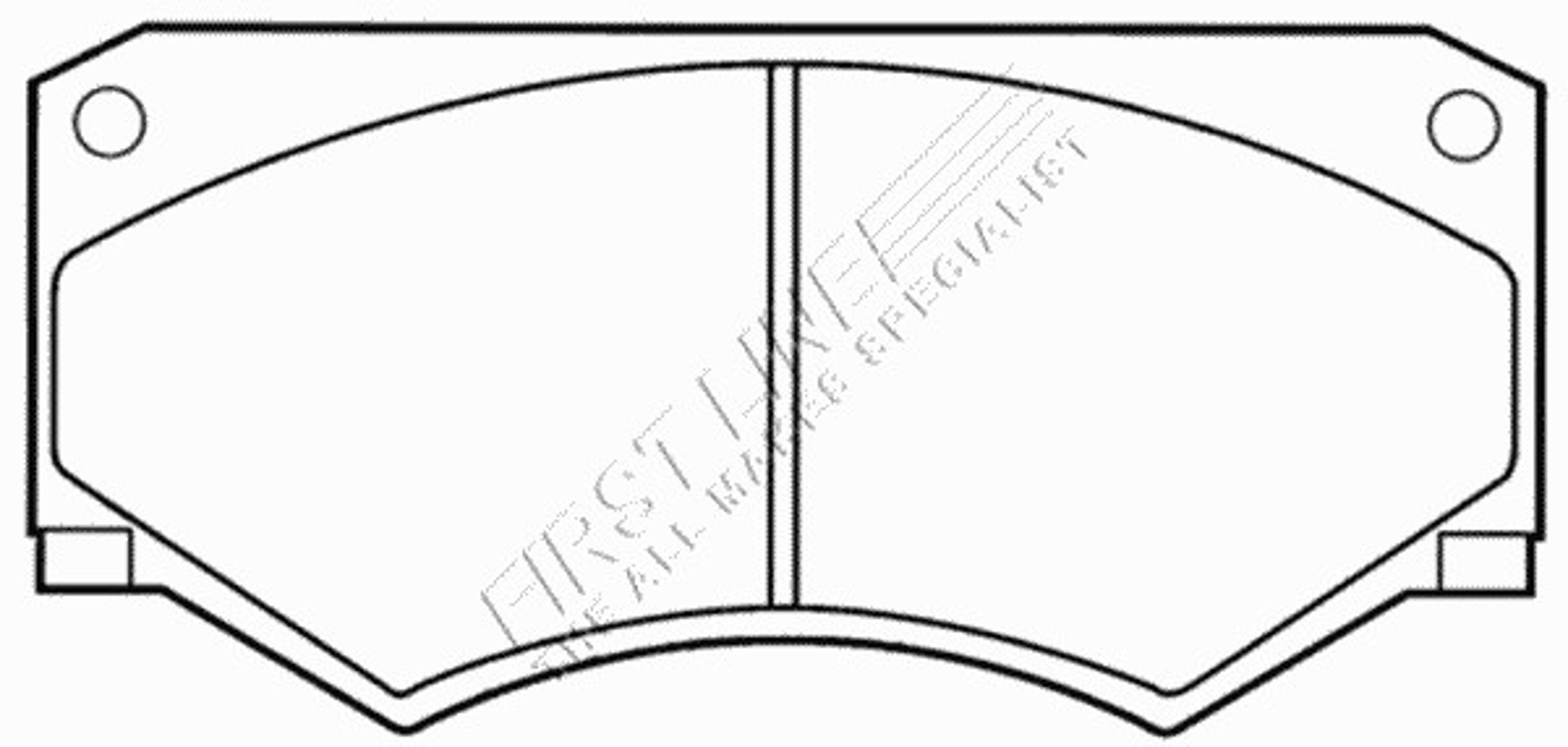 FBP1083 FIRST LINE Колодки тормозные дисковые