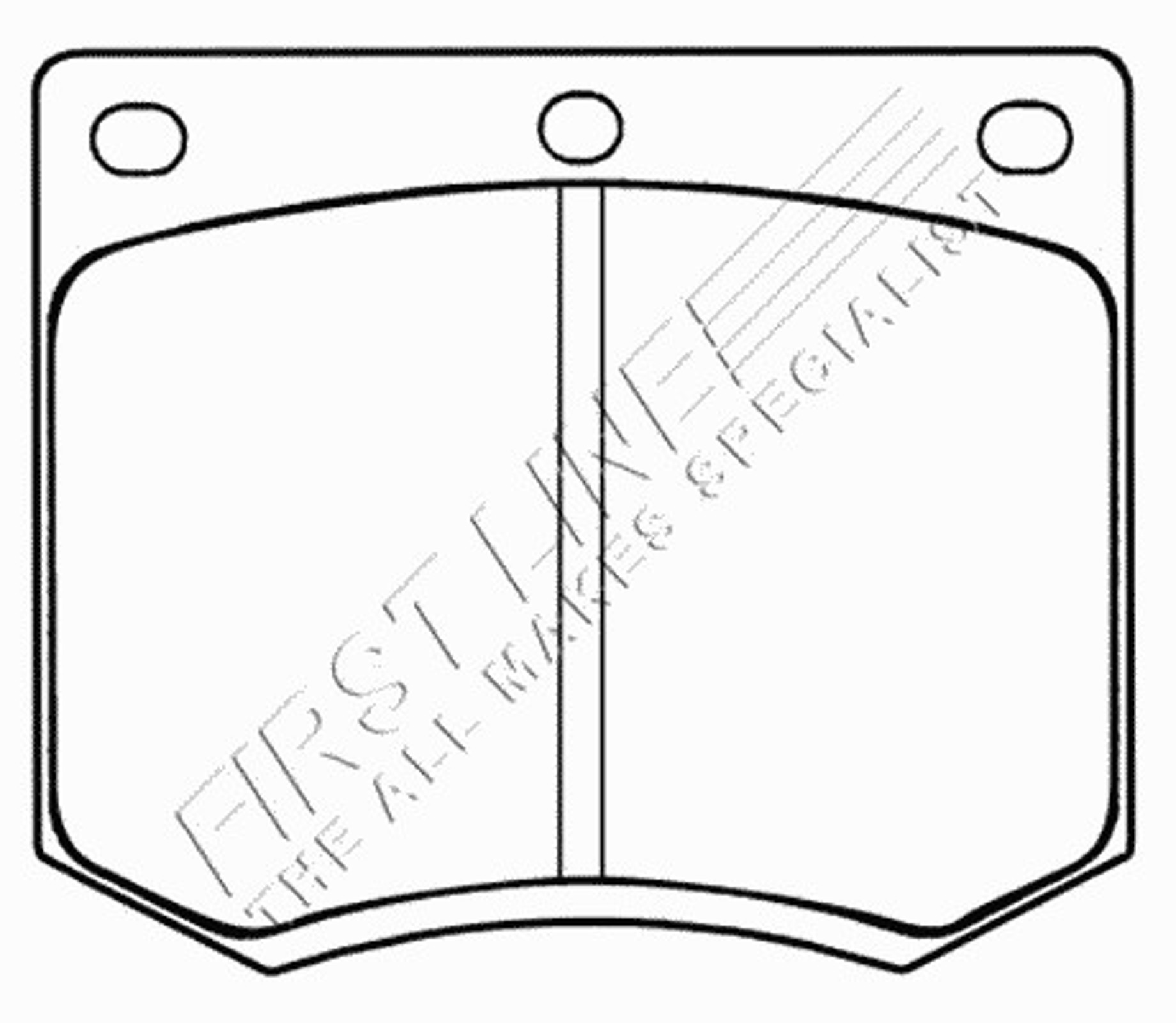 FBP1133 FIRST LINE Колодки тормозные дисковые