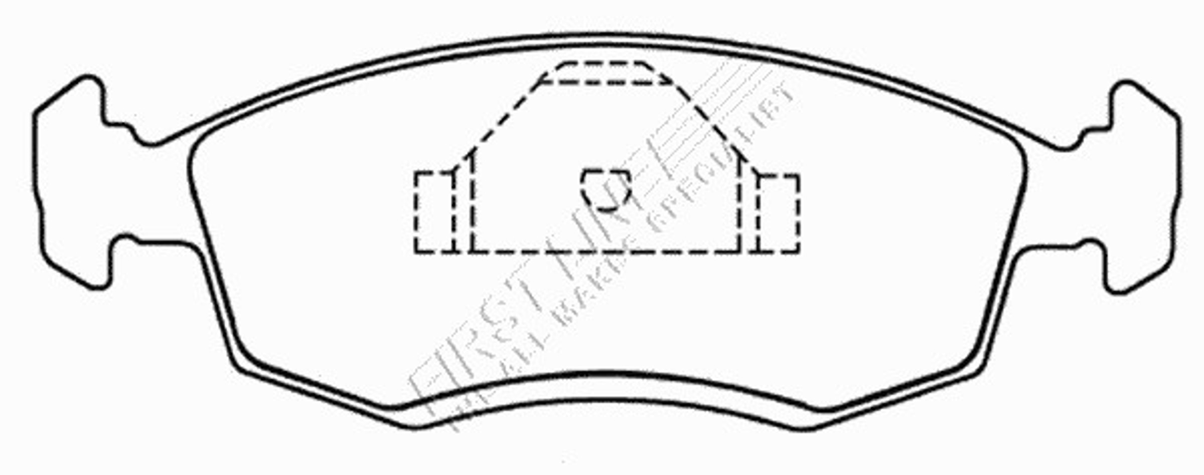 FBP1139 FIRST LINE Колодки тормозные дисковые