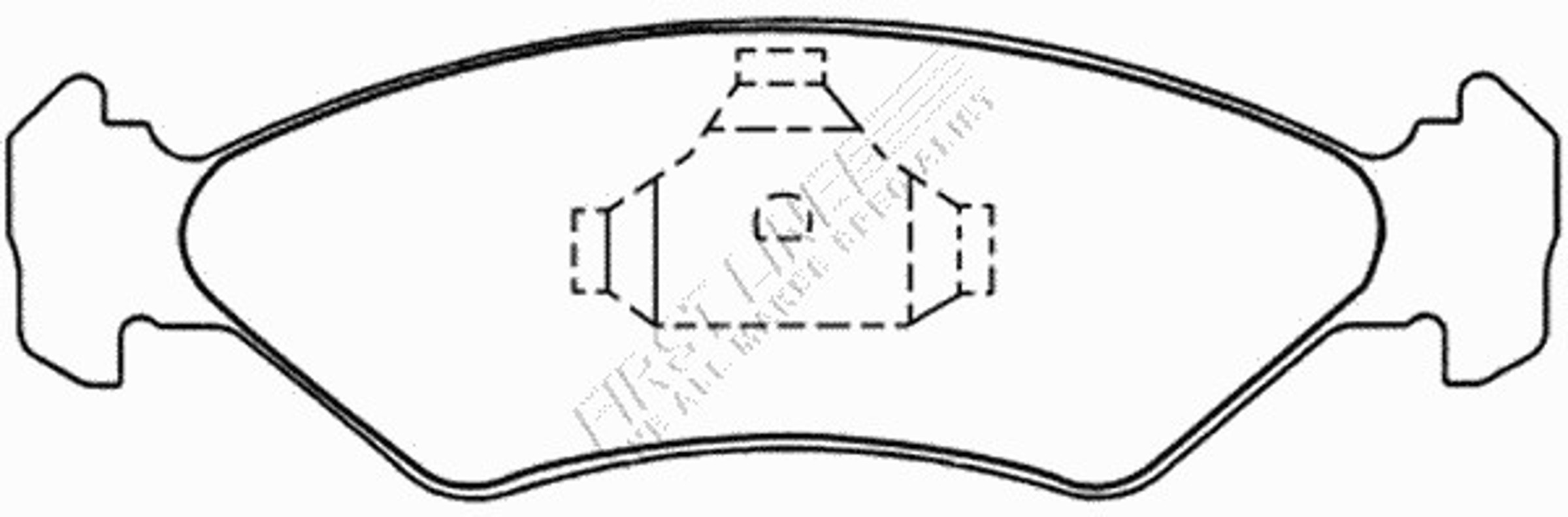 FBP1160 FIRST LINE Колодки тормозные дисковые