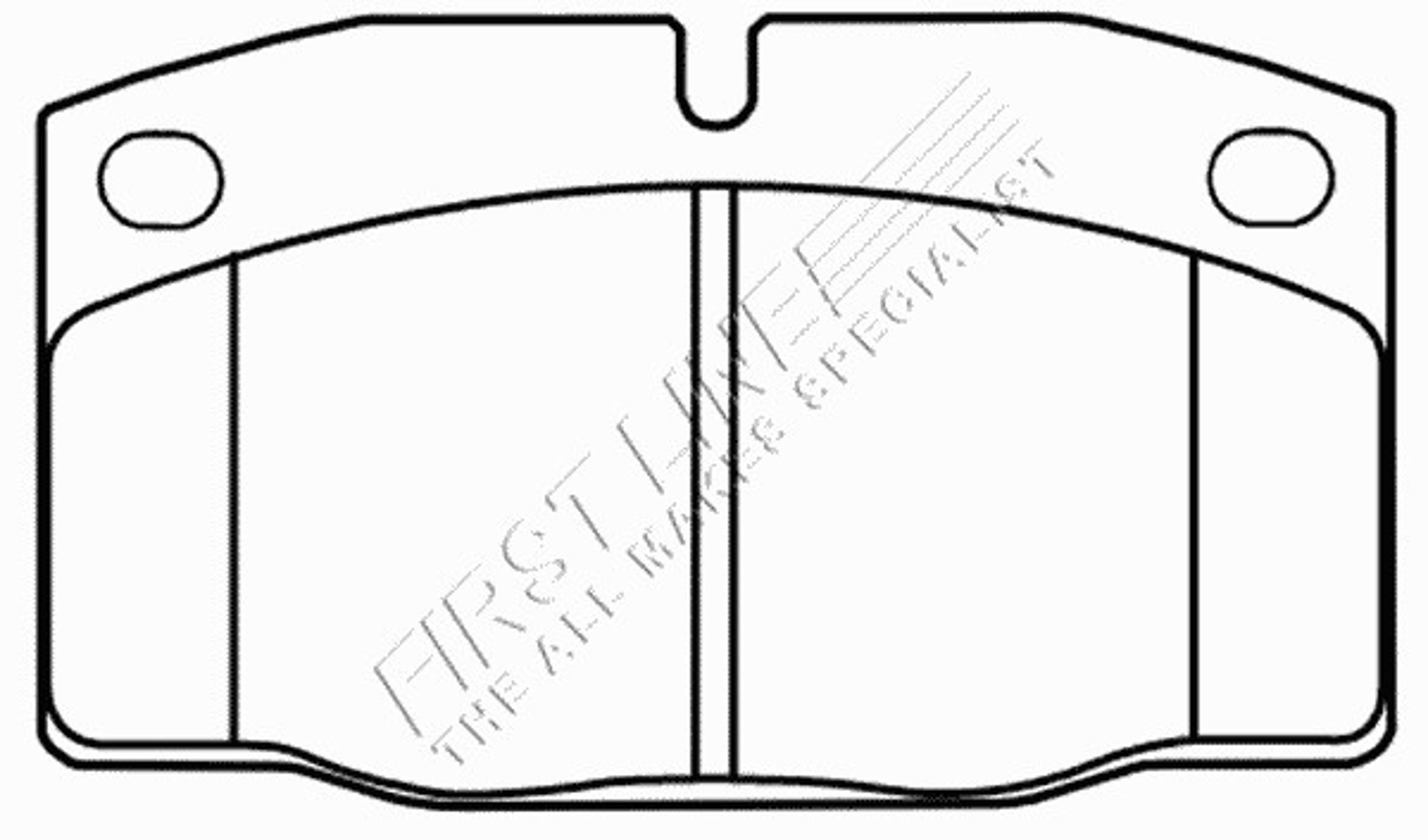 FBP1165 FIRST LINE Колодки тормозные дисковые