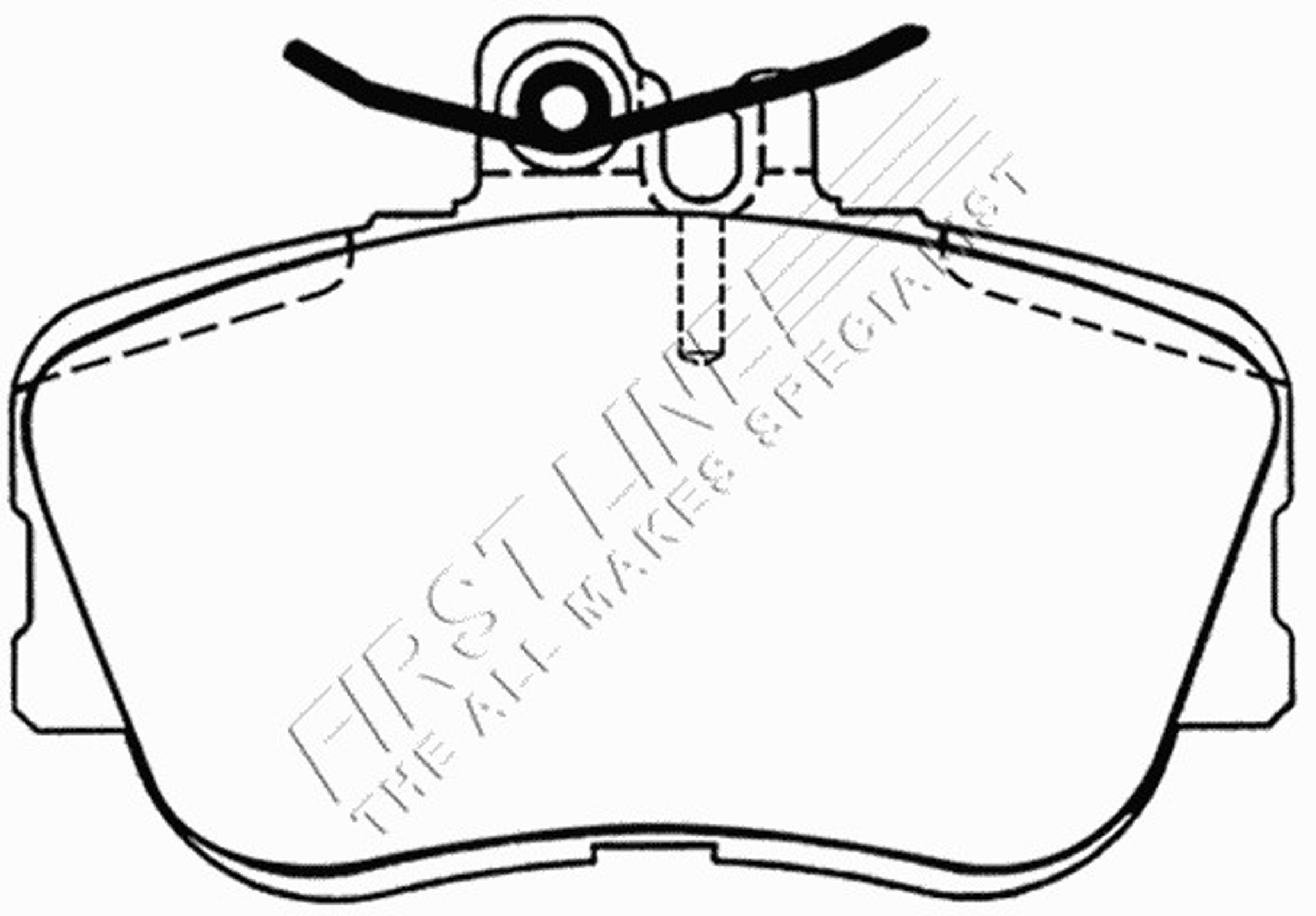 FBP3003 FIRST LINE Колодки тормозные дисковые