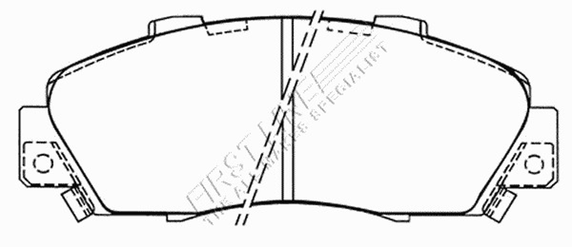 FBP3004 FIRST LINE Колодки тормозные дисковые