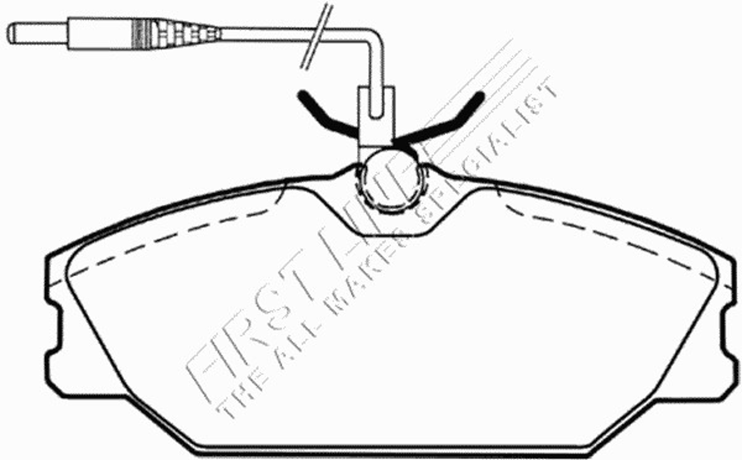 FBP3083 FIRST LINE Колодки тормозные дисковые